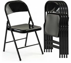 Metal foldable chairs