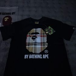 BAPE black/beige shirt 