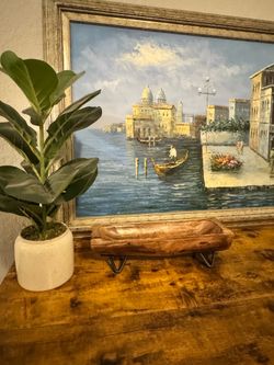 Two Paintings , Plant & Key holder