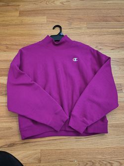 Women's purple champion sweatshirt