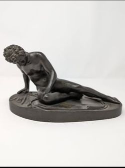Antique Cast Bronze Grand Tour Sculpture: "The Dying Gaul"