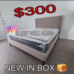 NEW QUEEN BED IN STOCK!!