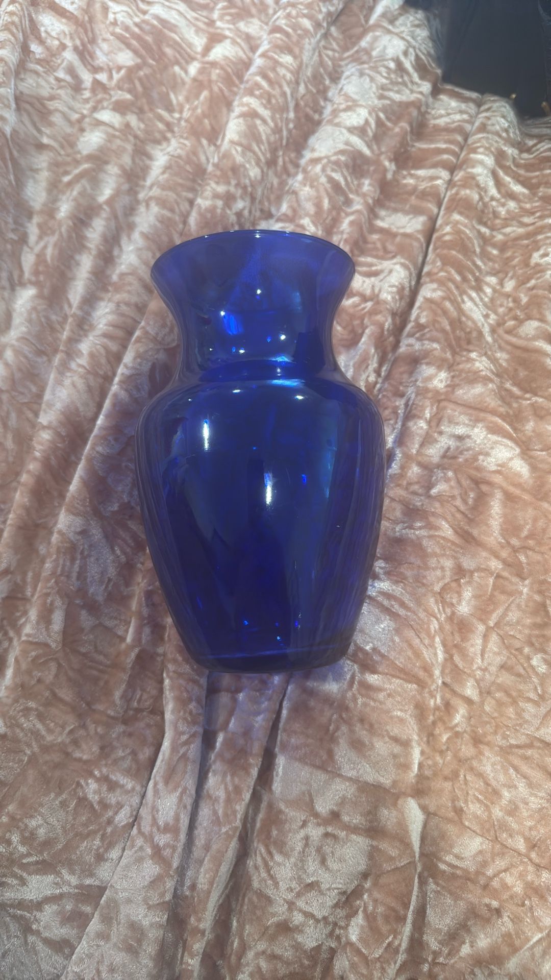 Six Blue Vases
