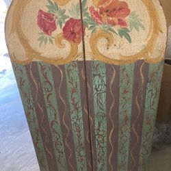 Mackenzie Childs hanging wall cabinet. Reduced!