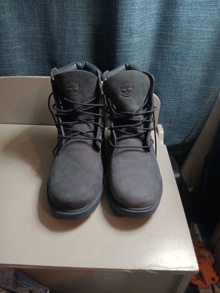Timberland Boots (Blue Suede)