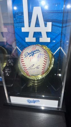 Dodger autographed baseball  (THIS IS NOT FOR FREE )