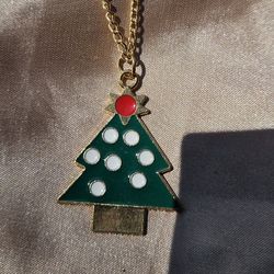 Christmas Tree Necklace
