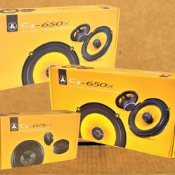 🚨 BLACK FRIDAY 🚨 JL Audio Evolution C1 Series Car Speakers 3 Sets 6 1/2" 2-Way Coaxials & 3/4" Tweeters 550 Watts Package 🚨 No Credit Needed 🚨 