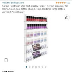 Acrylic Wall Organizer For Nail Polish Or Something Else. 