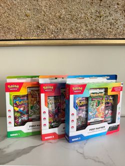 Pokémon First Partner Illustration Collection Series 1, 2 & 3