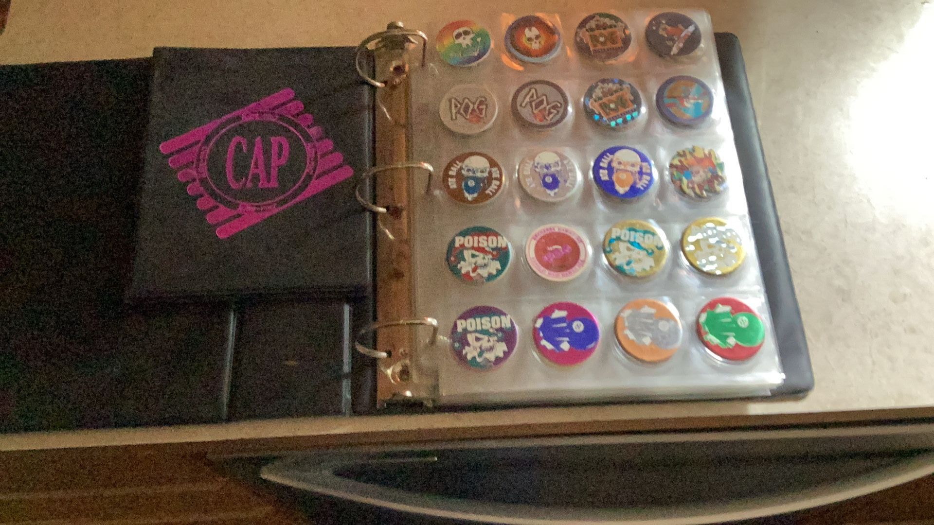 Pogs/Milk Caps Binder