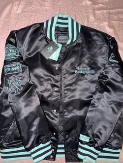 Size M NWT New York Liberty x New York Or Nowhere 2024 WNBA Champions Satin Jacket
