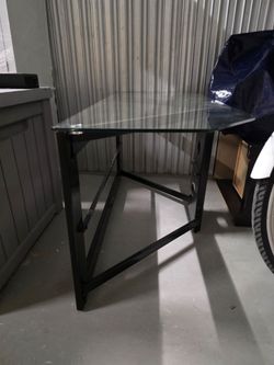 Three Tier Glass Table $95