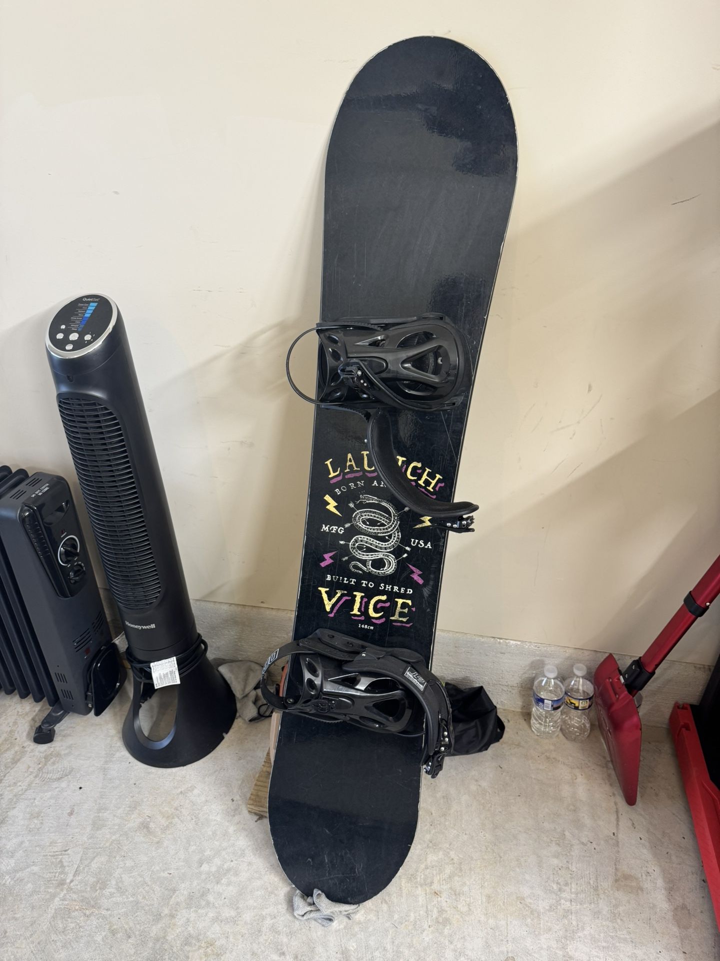Snowboard, Boots And Bindings. 