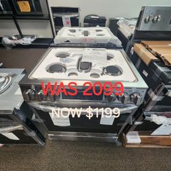 6.3 Cu. Ft. Smart Wifi Enabled Probake Convection Instaview Gas Slide In Range 