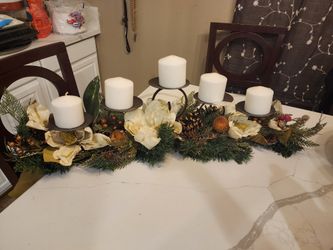 Christmas Candle Center Piece
