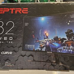 Sceptre C325B-185RD 32 inch Curved LED Gaming Monitor 
