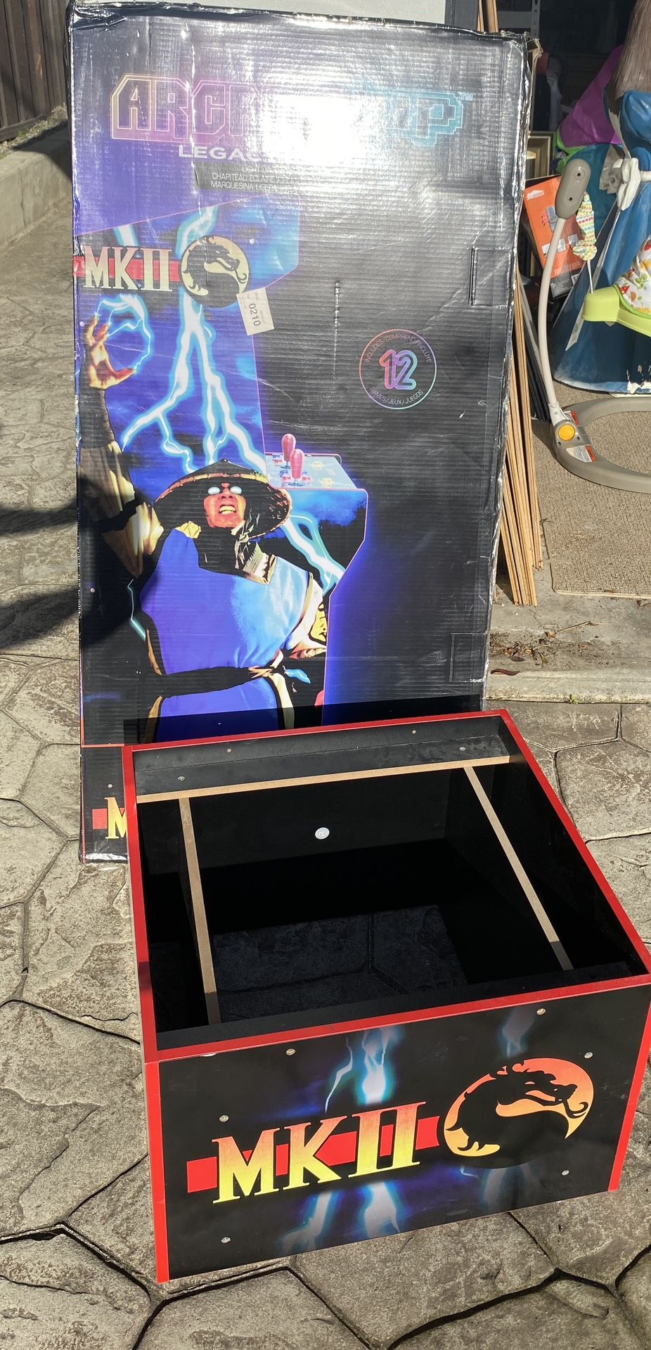 Mortal Kombat Midway Legacy Arcade 1Up With Riser