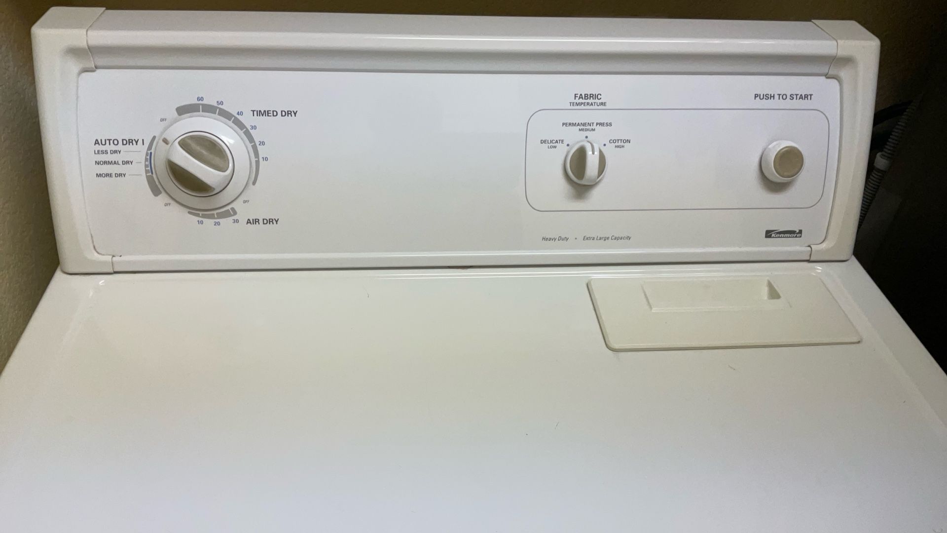 Kenmore Large Capacity Electric Dryer