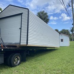 Shed Relocate, Movemo Casita De Patio Rv Trailer Crane Containe Sale 
