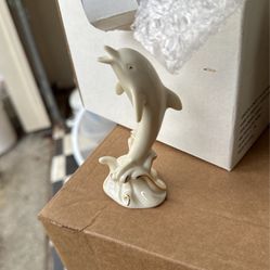 Lenox Ivory & Gold Dolphin In Original Packaging 