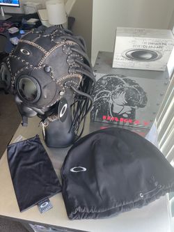 Oakley Medusa helmet and goggles