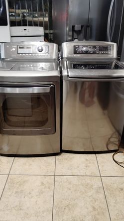 L.G. WASHER AND GAS DRYER EVERYTHING GOOD