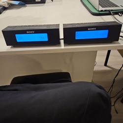 2 Sony Clocks