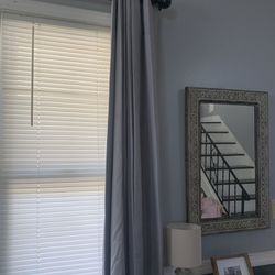 4 Gray Curtain Panels