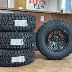 🤑🤑17x8.5 BLACK RHINO WHEELS AND TIRES TACOMA SILVERADO SIERRA TUNDRA 🤑🤑