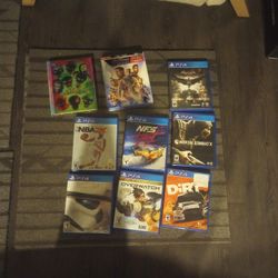 PS4 games two boxes set Blu-ray 
