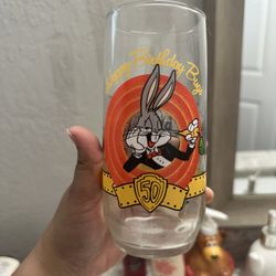 Vintage Bugs Bunny Glass 