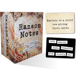 Ransom Notes - The Ridiculous Word Magnet Party Game, 3+ Players