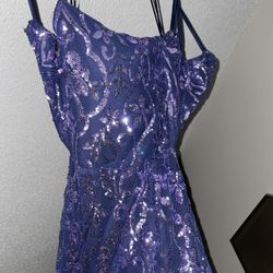 Purple Glittered Dress Brand new NEVER WORN 