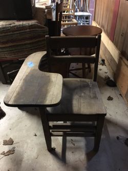 Antique student desk