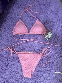 Pink bikini set