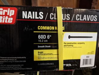 Grip Rite nails 6"