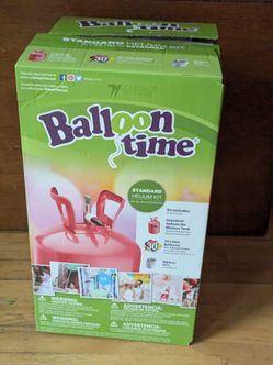 Balloon time helium tank