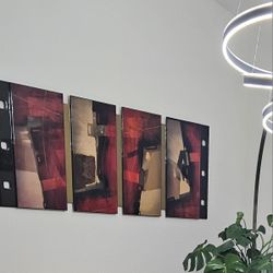 Glossy Wood Artwork 28 x 68"