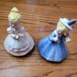 2 Vintage 1960's Figurines