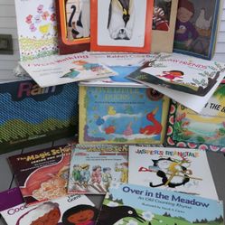 Children's XL Picture Book/ Teacher Big Book Collection - Scholastic "Big Book," Raffi, Taro Gomi, Magic School Bus, White Rabbit's Color Book, Etc.
