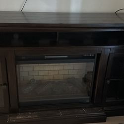 Tv Stand With Fireplace 
