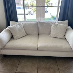 Contemporary cream sofa