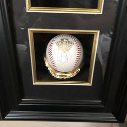 SF Giants Cody Ross Autographed Bat & Baseball