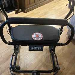 Walker/ Storage, Stability And Dual Brakes And Foldable. 