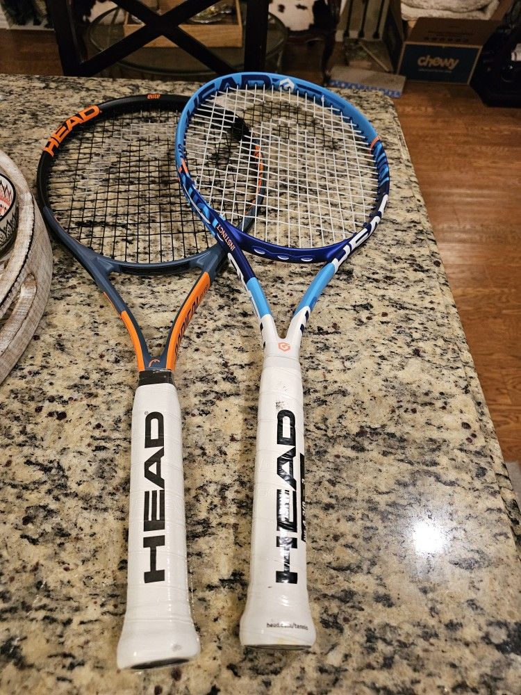 HEAD (2)  tennis rackets -- NEW 