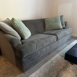 Sleeper Sofa And Pillows 