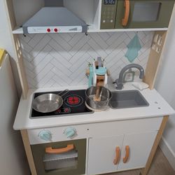 Wood Kitchen For Kids