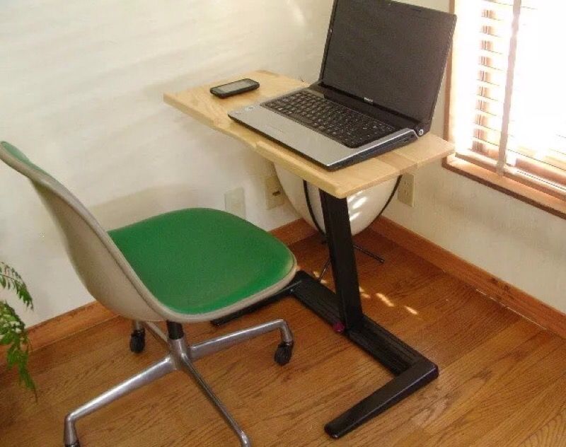 Levenger Herman Miller wood scooter laptop desk stand