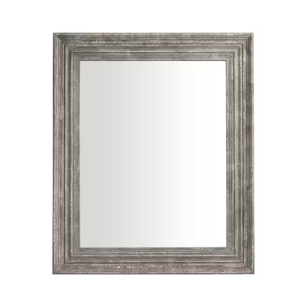 Matrix Décor 30 in. W x 35 in. H Rectangular Farmhouse Framed Wall Bathroom Vanity Mirror